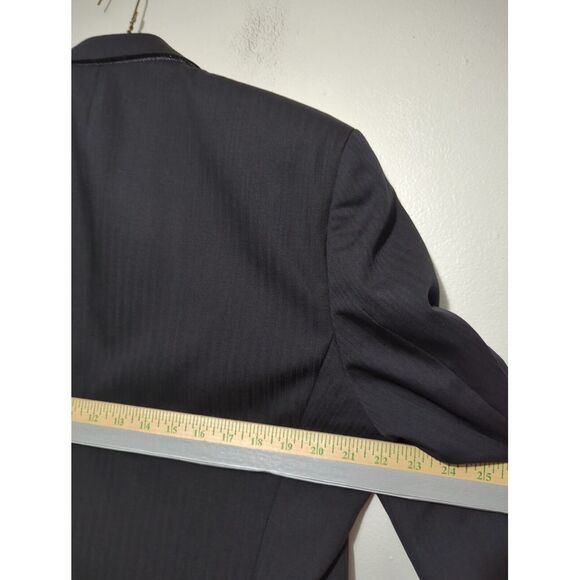 Hugo Boss Mens Pasini 2 Movie 2 Button Blazer Black Double‎ Vented Size 42R - Picture 11 of 13